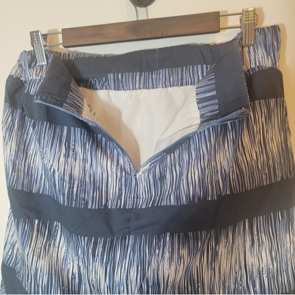 Banana Republic Navy Blue A-Line Skirt with Pockets Womens Size Large - Picture 5 of 11